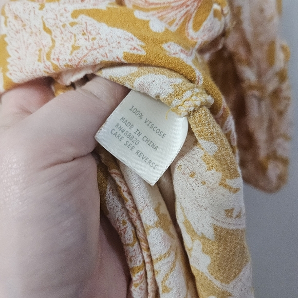 Rachel Zoe boho floral button down blouse(please see description) - Picture 5 of 7